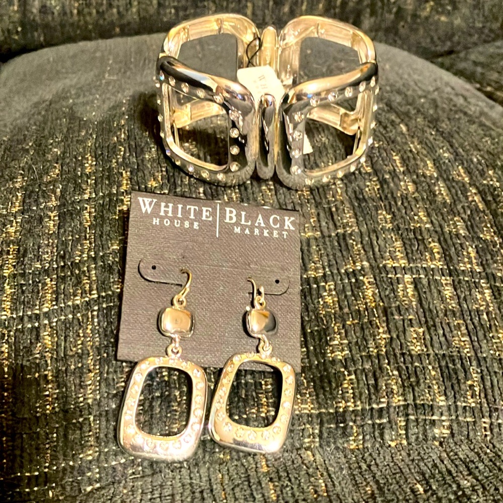 NWT White House Black Market bracelet and earrings